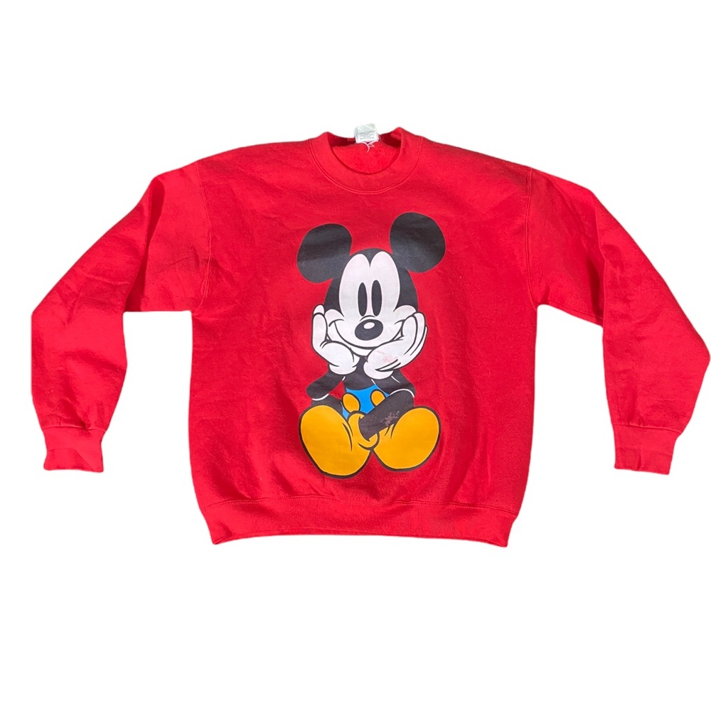 VINTAGE MICKEY MOUSE  FRONT/BACK CREWNECK
